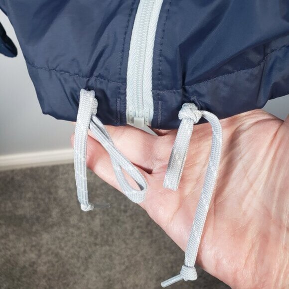 Columbia Womens Red & Blue Long Sleeve Hooded Zip Windbreaker Jackets Large/B33 - Picture 7 of 11